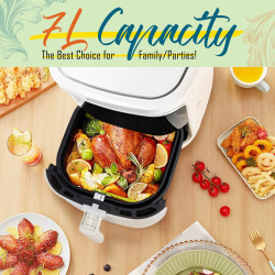 Aigostar 7L Digital Smart Air Fryer with Touchscreen