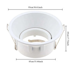 Joyinled 8 Set of Flush Mount Ceiling Frames FERE Round Rotatable...