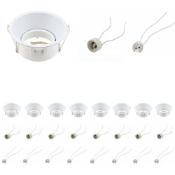 Joyinled 8 Set di Cornici da Incasso a Soffitto FERE Rotonde...