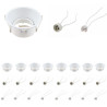 Joyinled 8 Set von Einbaulampen Deckenbeleuchtung FERE rund...