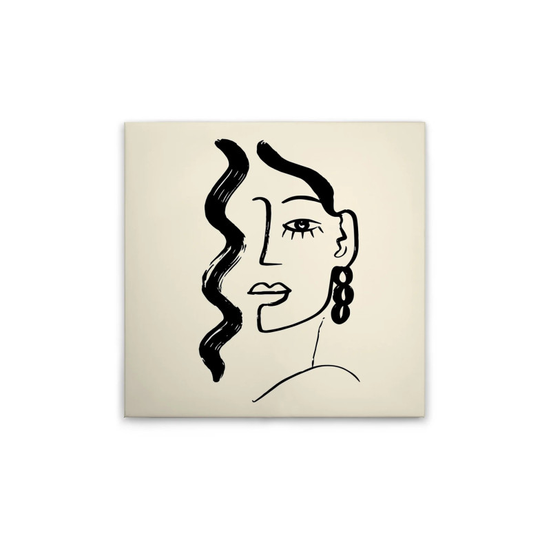 Modern Abstract Canvas Painting Made in Germany, Wall Art with...