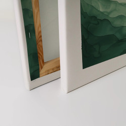 Dipinto Murale su Tela Moderno Astratto con Albero, Prodotto in...