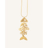 CUCOCUCA YXQ 71 Stainless Steel Necklace with Golden Finish...