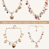 CUCOCUCA YXQ 71 Stainless Steel Necklace with Golden Finish...