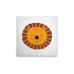 Murale sur Tela avec Design de Lion pour Décoration Moderne