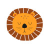 Murale sur Tela avec Design de Lion pour Décoration Moderne