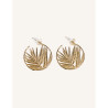 CUCOCUCA YXQ E194 Golden Stainless Steel Lightweight Stud Earrings