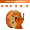 Filament d'imprimante 3D ERYONE en fibre de carbone PETG, diamètre...