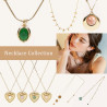 CUCOCUCA YXQ 37 Necklace with Golden Steel Charm, Light and...