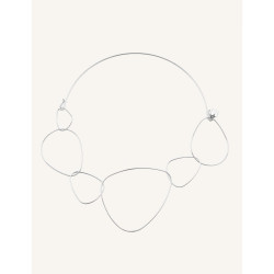 Collana Minimalista CUCOCUCA YCY 13 en Acero Inoxidable Plogado de...