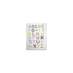 Modern Wall Art Letter Alphabet Canvas Decor, Made in Germany with...