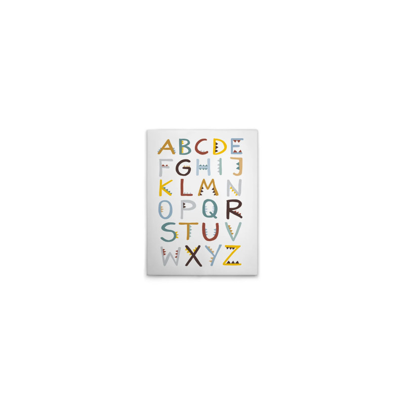 Moderne Wandbild Buchstabe Alphabet Leinwand Dekoration...