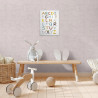 Modern Wall Art Letter Alphabet Canvas Decor, Made in Germany with...