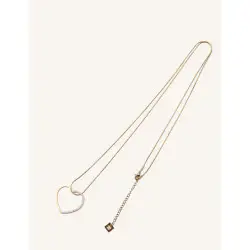 COUCUCUCA Golden YXQ 88 aus Edelstahl mit modischem Anhänger mit...