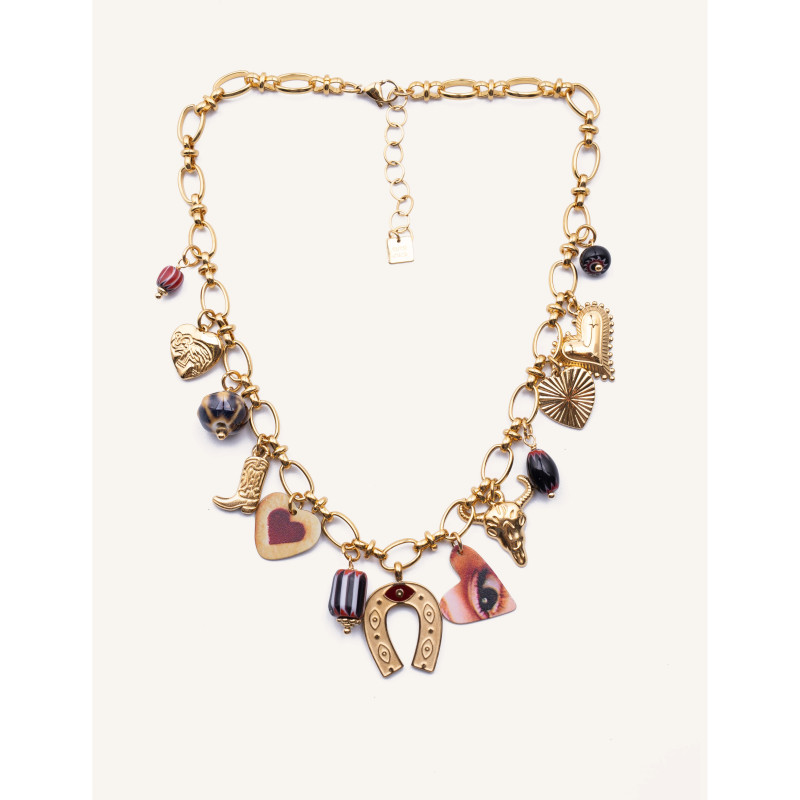CUCOCUCA YCY 02 Collana con Pendente in Ceramica Moderna