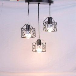 Joyinled Suspended Lamp with Three Lights in Metal, Kitchen Island...