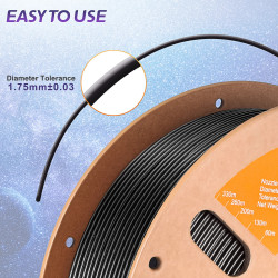 3D Print Filament ERYONE PLA Glitter Effect Galaxy, Diameter...