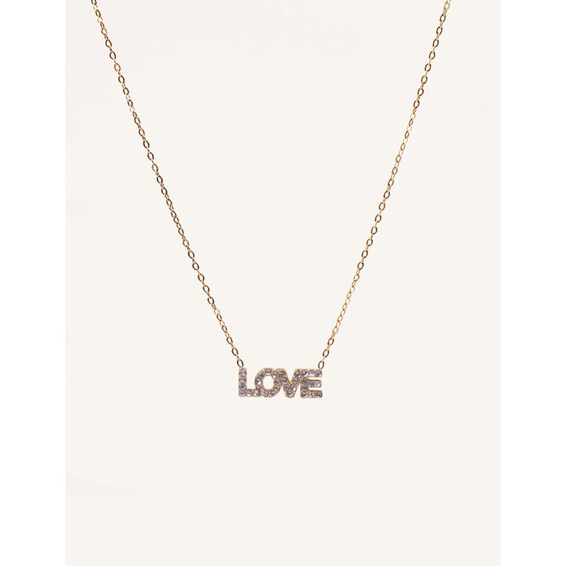 Collar dorado de acero inoxidable YXQ 83 con pendiente de moda y...