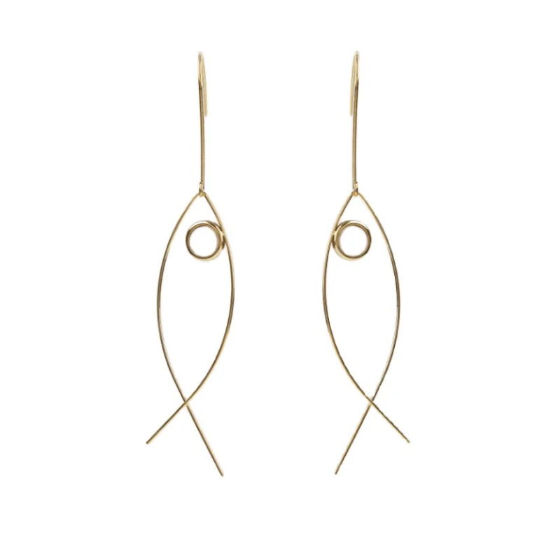 CUCOCUCA YXQ E376 Fine Stud Earrings with Natural Amazonite Stone