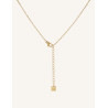 Gold-plated Stainless Steel YXQ 83 Color Necklace with Fashionable...