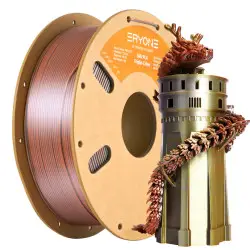 Hilo PLA sedoso tricolor ERYONE 1.75 mm con servicio de impresión...