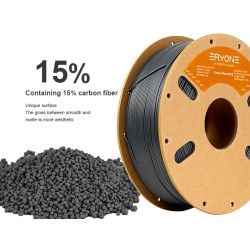 Filamento para Impresora 3D ERYrone de PETG con Fibra de Carbono...