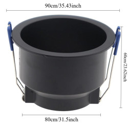 6 Set von Einbauleuchten GU10 MR16, Unterbau, Al Frame, 80mm Loch...