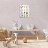 Ehi amico - Decorazione murale in tela su cornice",
