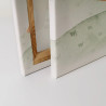 German-Made Home Decor Cotton Canvas Wall Art with Forest Animals...