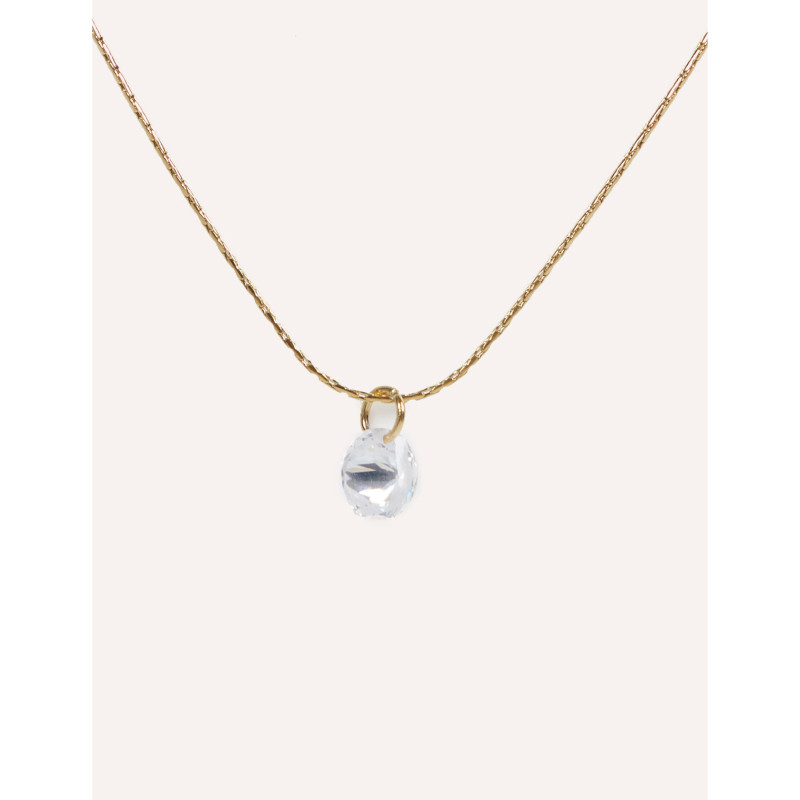 Steel Necklace with Crystals by CUCOCUCA YXQ 10, 10 Color...