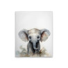 Modern Wall Decoration with Elephant for Nursery, Made in Germany...