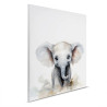 Modern Wall Decoration with Elephant for Nursery, Made in Germany...