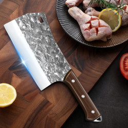 Cuchillo de carnicero de 7 pulgadas con estuche, cuchillo chef...