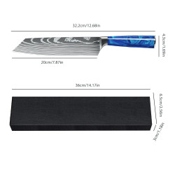 Japanese Professional Chef Knife Kiritsuke 20 cm, Sharp Blade for...
