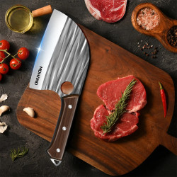 7-Inch Serrated Chef's Knife with Sheath