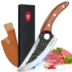 Coltello da Chef Vichingo Multiuso in Acciaio Resistente alla...