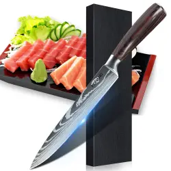 Chef Knives with High-Carbon Steel Blade