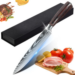 Chef Knives with High-Carbon Steel Blade