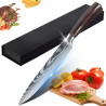 Couteaux de Chef en Acier Inoxydable 7Cr17 à Haut Contenu en Carbone