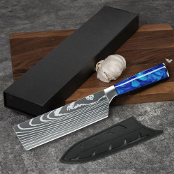 Professionelles Gemüse- und Obstmesser, Nakiri-Messer...