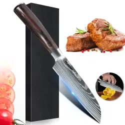 Santoku-Messer 5 Zoll aus Edelstahl