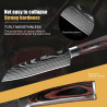 Santoku-Messer 5 Zoll aus Edelstahl