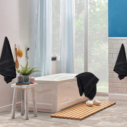 Asciugamano da Bagno di Lusso Myooka Nero