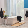 Serviette de Bain de Luxe Myooka Noire