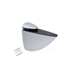 Emuca Pelican Spain Wall Shelf Brackets Set, in Wood, Glass...