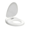 Universal White PP Soft Cover Seat with Baby-Sized Features for...
