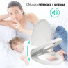 Universal White PP Soft Cover Seat with Baby-Sized Features for...
