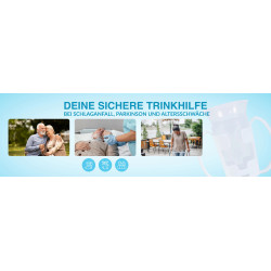 Bischoffen wiederverwendbar transparentes anti-Tropfen