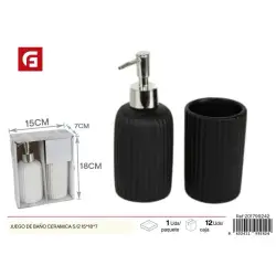 Ceramic Bathroom Accessory Set