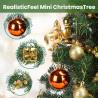 Arbre de Noël Mini Premium Pré-Illuminé 60cm en PET avec 48...